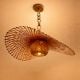 Handcrafted Bamboo Spiral Pendant Lamp